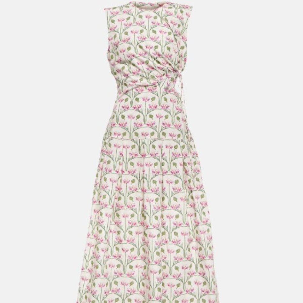 NWT Agua by Agua Bendita Otono Floral Midi Dress Size M NWT